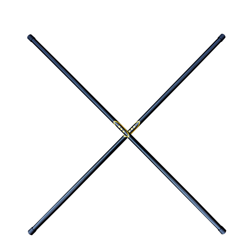 谋福 cnmf 8682 防暴棍 应急防护直棒pc武术橡胶齐眉棍 单直齐眉橡胶