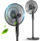美的/Midea FSA40YCR3档风速 7小时定时 家用摇头广角送风节能电风扇5叶电扇自然风;正常风;睡眠风遥控控制