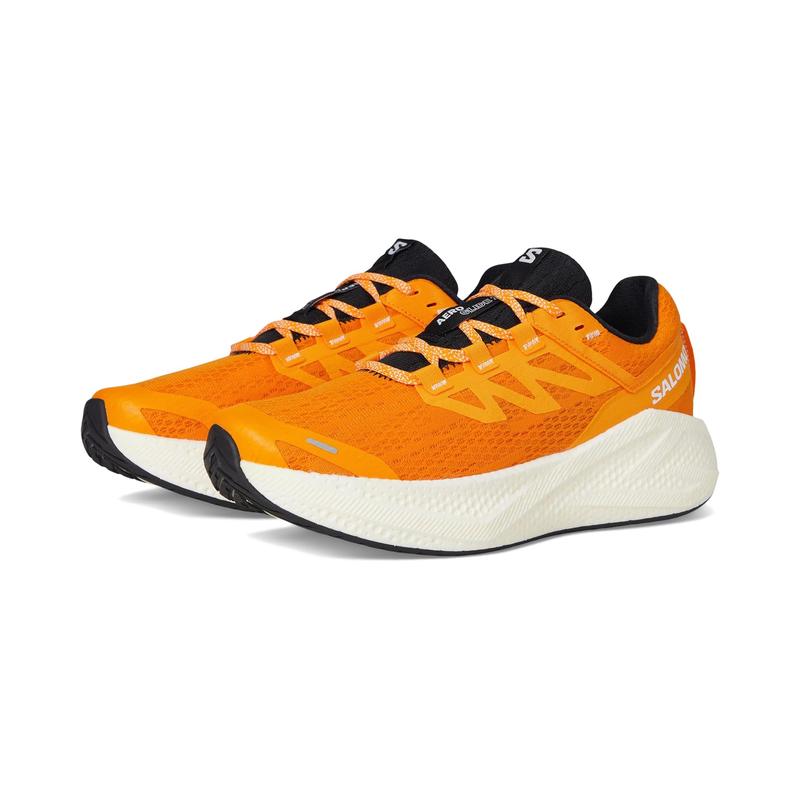 萨洛蒙(SALOMON)男款越野跑鞋缓震透气专业跑步训练运动鞋 Turmeric/White/Black 46.5