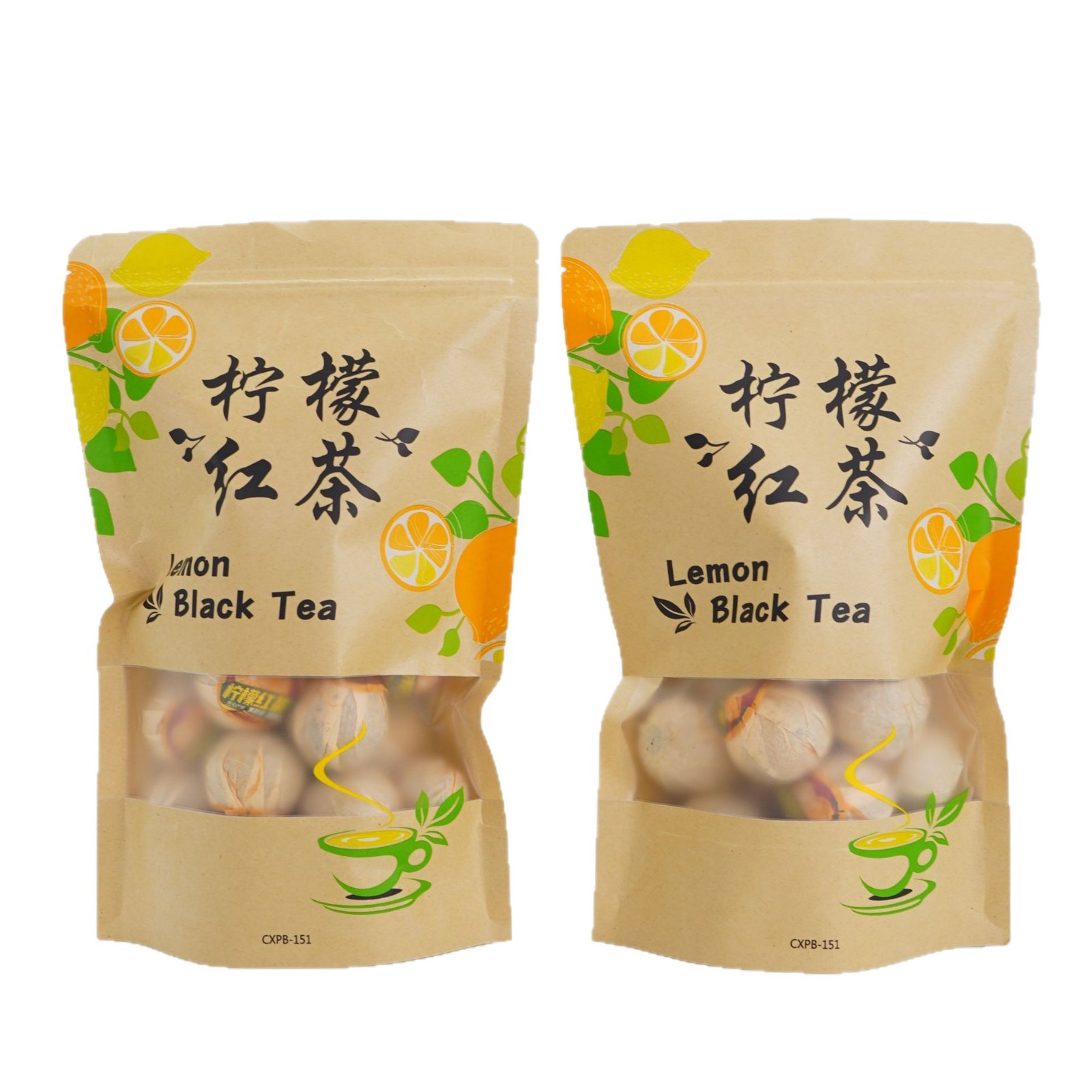 送礼袋装柠檬红茶水果茶云南古树滇红茶花果茶清香小柠红柠檬红茶高清大图