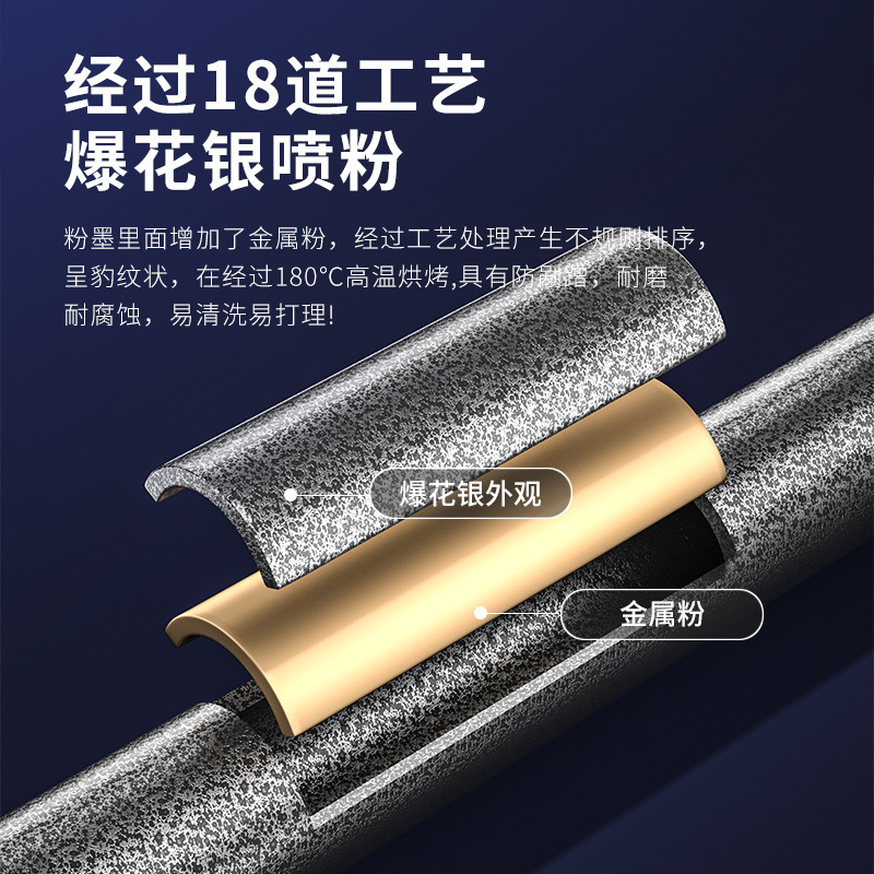 奥克斯(AUX)工业电风扇强力落地扇大风力牛角扇大功率工厂车间风扇 550落地扇铝叶高清大图