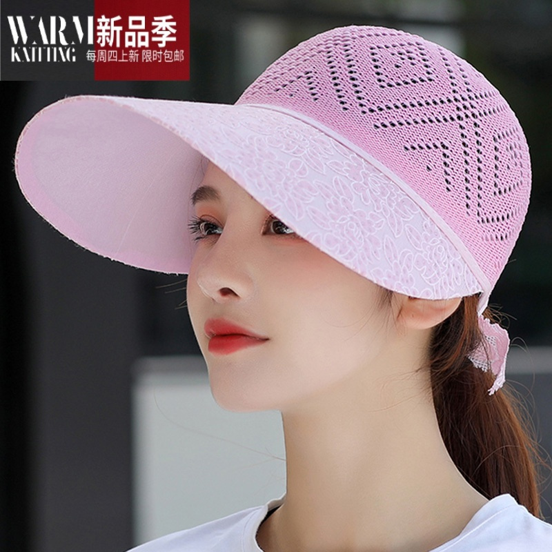 shanchao帽子女士可折叠太阳帽遮阳帽夏天休闲百搭出游遮脸潮韩版夏季