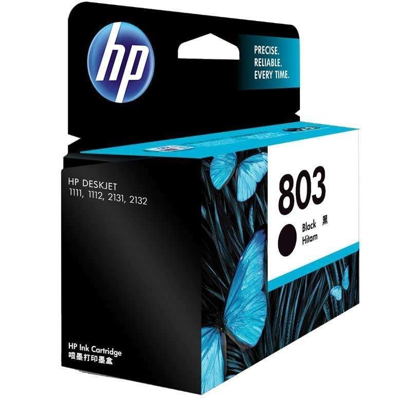hp/惠普803墨盒适用1112 1111 2131 2132 2621 2622打印机墨盒 黑色803E高清大图