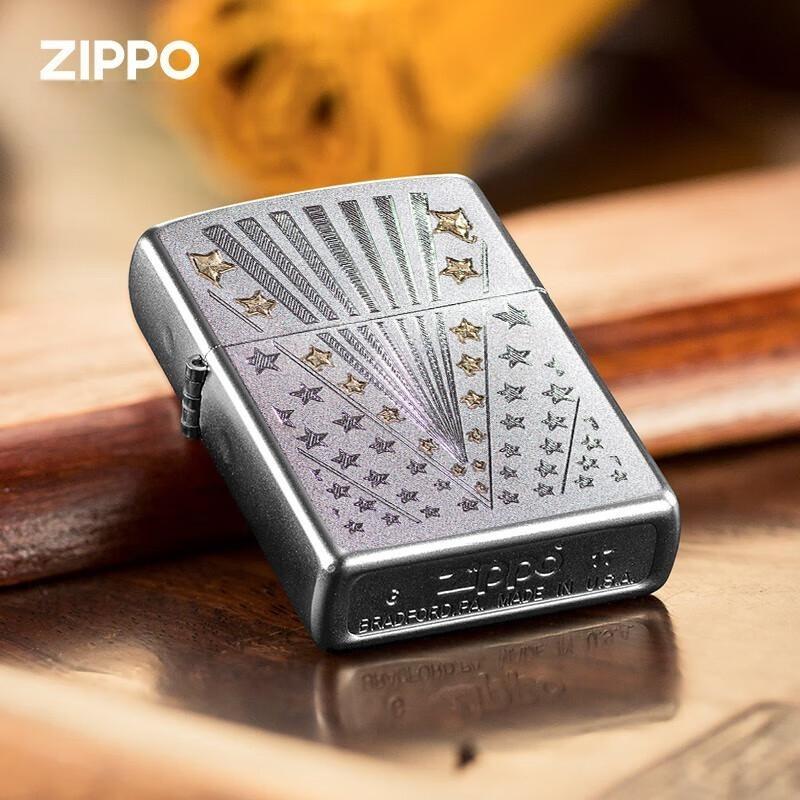 正版之宝zippo打火机磨砂煤油防风星光熠熠28277送男朋友礼品zppo