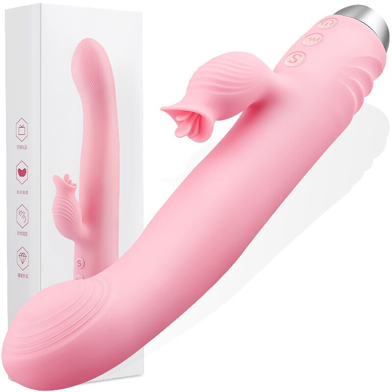 姬欲全自动伸缩摇摆av震动棒舌舔吮吸电动舌头仿真阳具女用自慰器智能加温私处按摩振动转珠仙女棒性玩具成人情趣性用品女性系列
