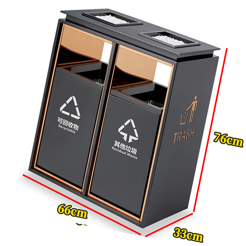 豫芙莱垃圾桶户外个高清大图