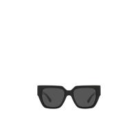 范思哲Versace女款方形镜框太阳镜 彩色镜片链条细节时尚眼镜