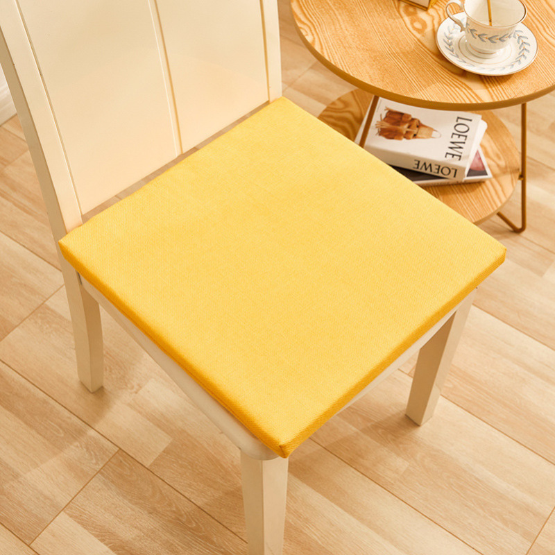 冬季坐垫办公室久坐屁垫棉麻椅垫垫子地上厚餐椅座垫凳子垫