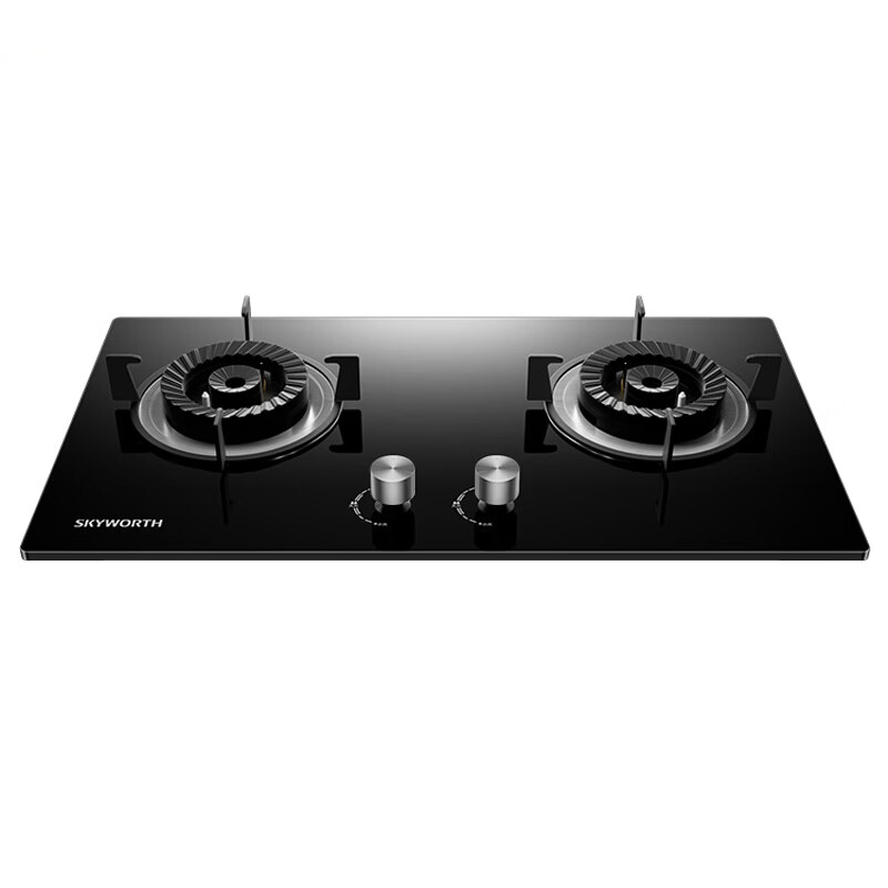 创维 玻璃燃气灶双灶家用 5.2kW天然气台嵌两用 玻璃面板[不含安装]