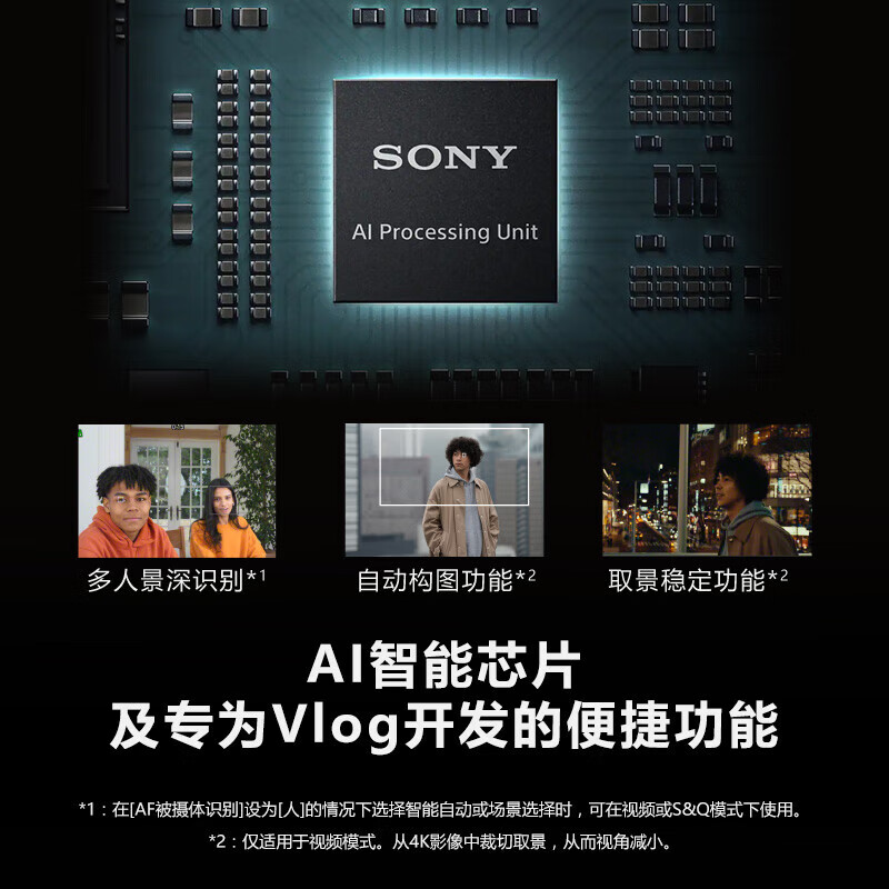 索尼 ZV-E1 全画幅Vlog旗舰 微单数码相机 黑色单机高清大图