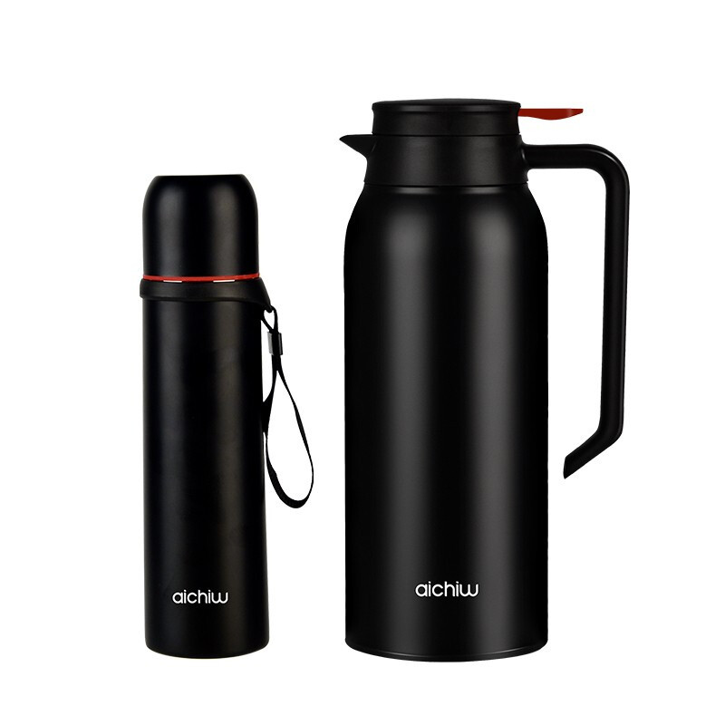 爱奇屋(aichiw) 304不锈钢保温杯500ml+1500ml套装 水悦套装 AI-079(单位:套)
