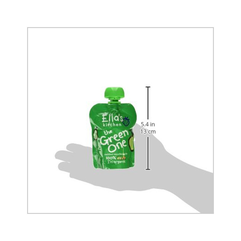 艾拉的厨房(Ella’s Kitchen)有机绿色苹果香蕉梨子奇异果混合果泥 90克/袋装 6个月以上