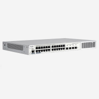睿易 锐捷RG-NBS5710-24GT4SFP-E-P 安全多业务高性能交换机 灰色