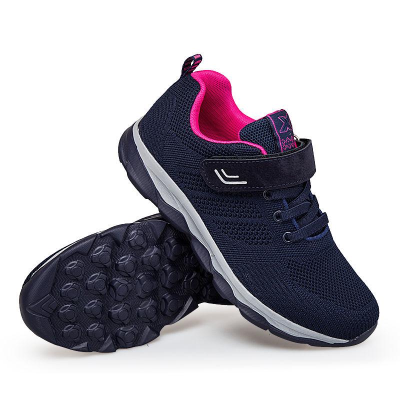 大码女鞋春季新款妈妈鞋50岁轻便软底老人鞋60岁爸爸鞋透气