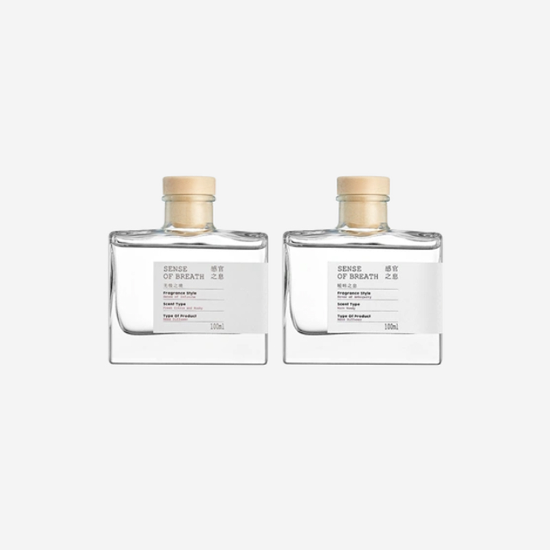 网易严选 Sense感官之息 无火香氛 100ml 无极之境+暧昧之息(内含挥发棒)