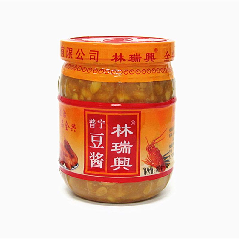 林瑞兴正宗普宁豆酱黄豆酱揭阳豆瓣酱汕头特产潮汕砂锅酱蘸料 800g 1瓶