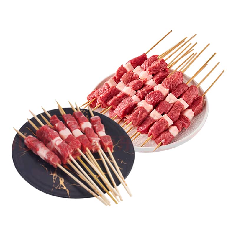 货出六盘 宁夏西吉精选农户散养黄牛 现做宁夏滩羊 套餐组合 牛羊肉串组合各2斤高清大图