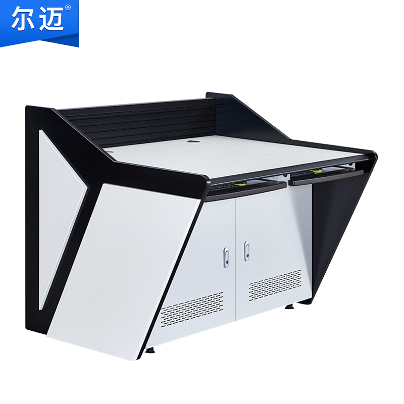 尔迈 机房操作台指挥调度台工控台中心控制监控桌 F系列双联