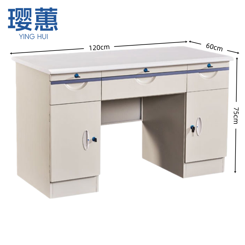 璎蕙 员工桌三抽张高清大图