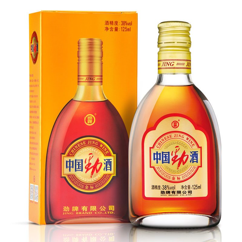 中国劲酒 38度 金标劲酒 125ml单瓶