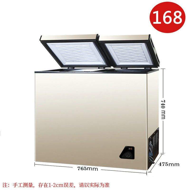 特价小冰柜家用冷冻冷藏保鲜商用冷柜家用商用冷柜单双温小型节能E0|139金色单门+保修10年
