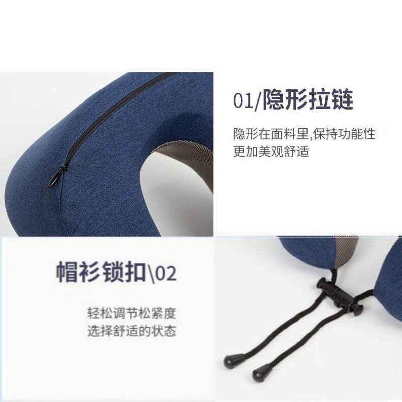 奥鼎康(ODINK) U型颈椎按摩枕颈椎按摩仪颈椎揉捏按摩器护颈枕颈椎呵护 U型颈椎枕无按摩 A-KM02高清大图