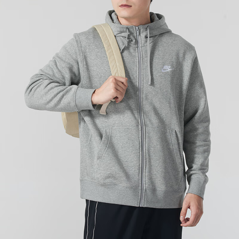 耐克（NIKE）加绒外套男士新款运动服连帽防风衣休闲服保暖夹克BV2646-063 ZP高清大图