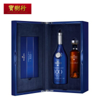 宝树行 马爹利蓝带盛颂100年限量版700ml+200ml酒版 干邑白兰地进口洋酒