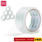 得力(deli) 高品质高透明封箱胶带打包胶带 45mm*60y*50um 6卷/筒 办公用品 30173