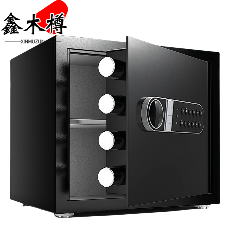 鑫木樽密码保险箱35cm个高清大图