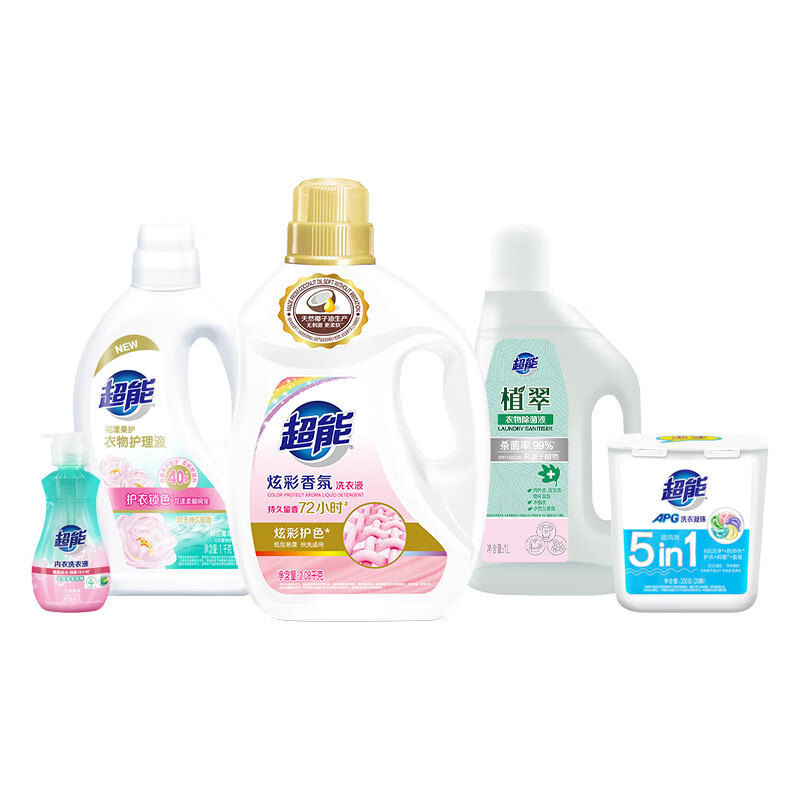 超能炫彩香氛洗衣液2.08kg高清大图