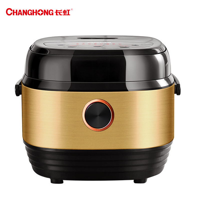 长虹电饭煲 5l多功能家用电饭锅 微电脑控制 24小时预约饭煲 5l金属