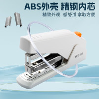 晨光订书机省力12号25页厚层订书器 弹出式钉道(两个装)MG818白