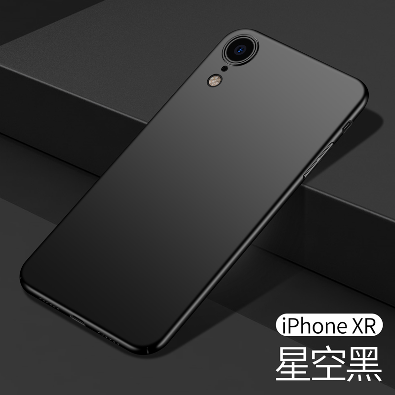 苹果iphone11/11pro/X/XS/XR/XSMax/8/7/6/6s plus手机壳磨砂硬壳保护套 苹果XR黑色