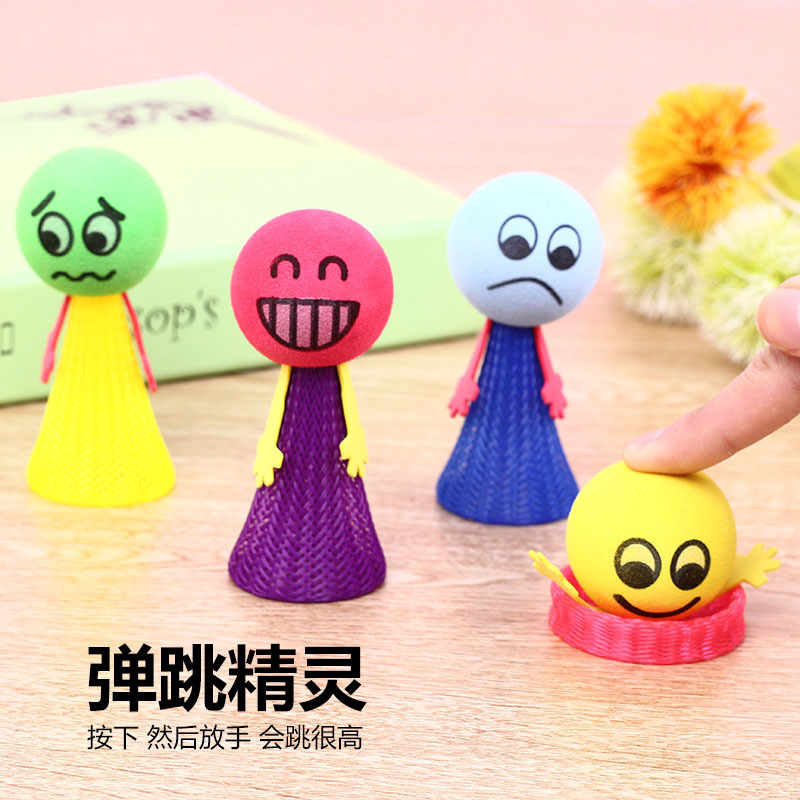 新款弹跳小人新奇特创意小孩礼物