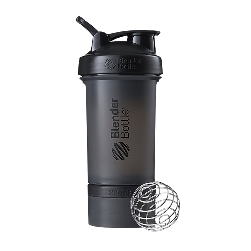 [比伯同款]Blender Bottle 美国进口 ProStak款蛋白粉摇摇杯 运动健身水杯带搅拌球 650ML