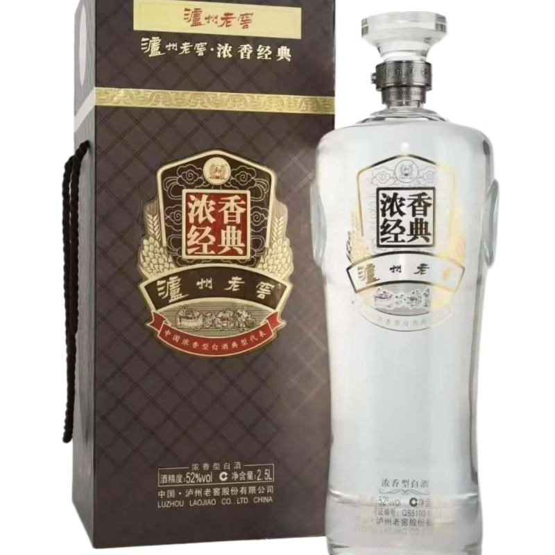 2012瀘洲老窖浓香经典52度2.5L*1瓶浓香型白酒经典商务高端陈年白酒高清大图