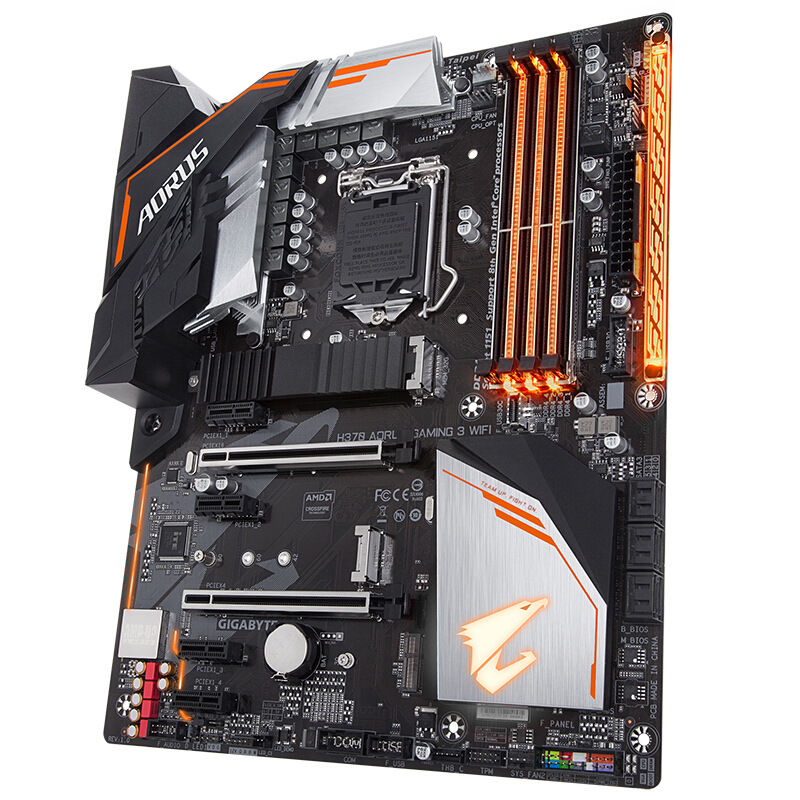 技嘉gigabyteh370aorusgaming3wifi主板intelh370lga1151