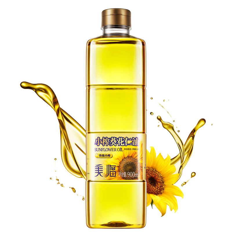 美临 小榨葵花仁油 900ml 浓香葵花籽食用油