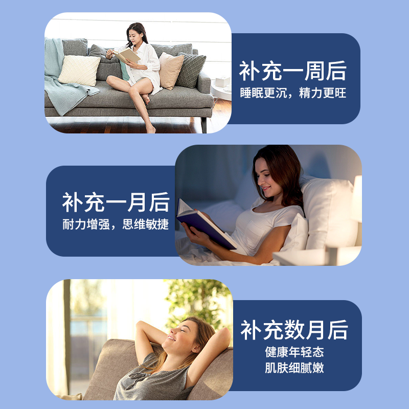 GNO新西兰进口nmn30000β-烟酰胺单核苷酸NAD+亢衰老细胞补充剂1瓶