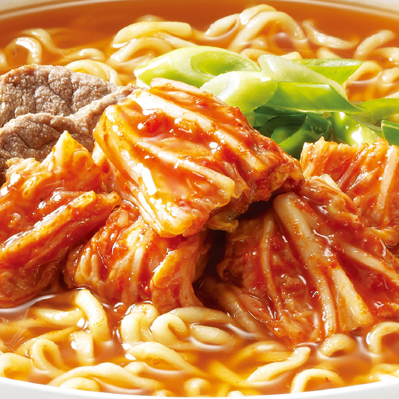 农心香菇牛肉拉面五连包辣白菜牛肉拉面五连包组合 汤面韩式拉面煮面