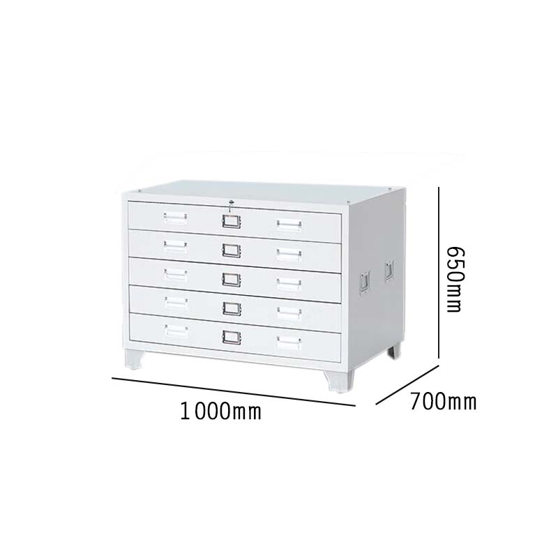 正斌底图柜工程资料图纸柜0号2号抽屉柜文件柜地图柜菲林柜图纸收纳柜1号带轮1000*700*650 灰白色高清大图