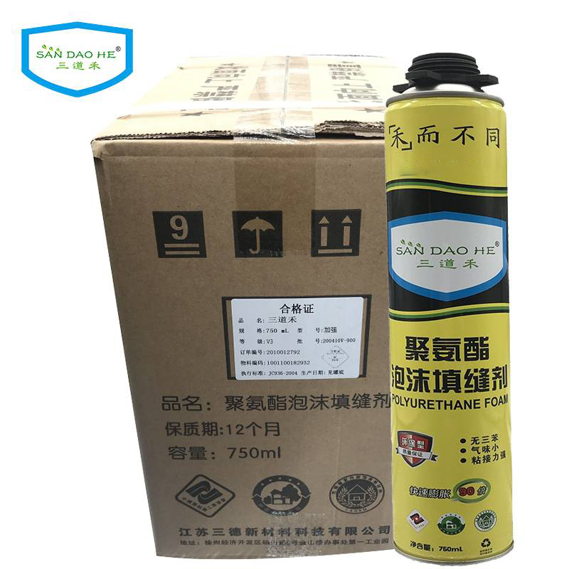 三道禾聚氨酯泡沫填缝剂 900g/V3/750ml加强款/支高清大图
