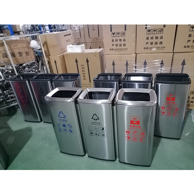 中电鼎润 ZDHT-Z14D 上开口三分类垃圾桶30L+30L+30L (计价单位:个)高清大图