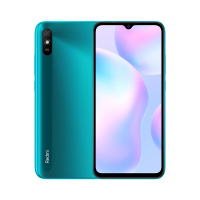 小米 (MI) Redmi 9A 湖光绿 4GB内存 64GB大字体大音量 AI人脸解锁拍照游戏智能双卡双待老年人红米移动联通电信全网通4G手机