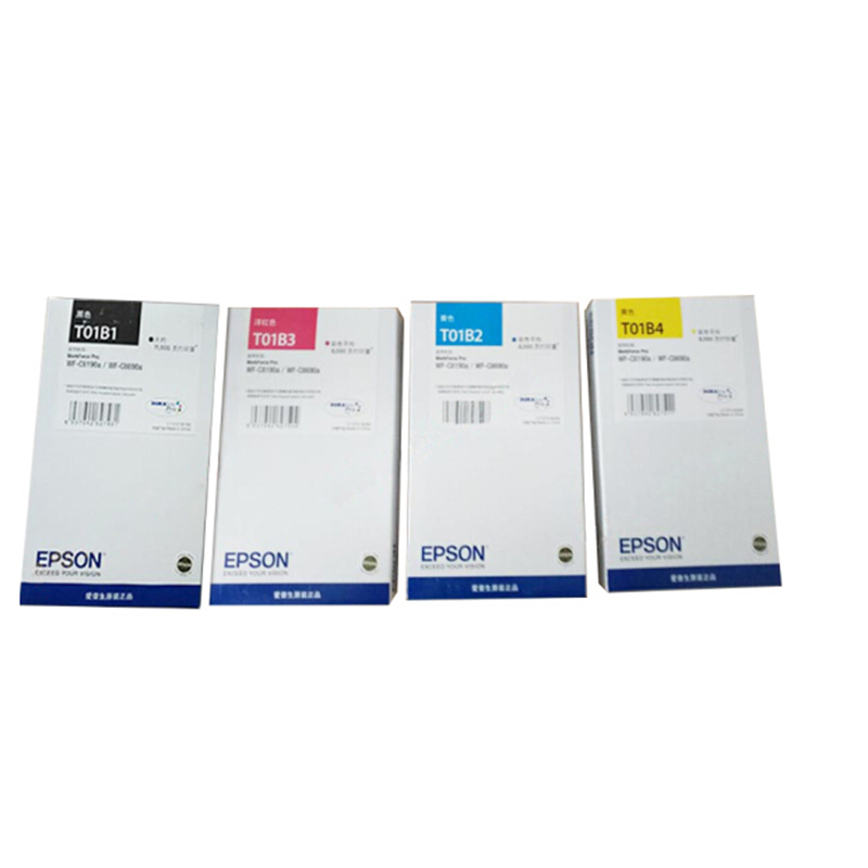 爱普生(EPSON) T01B4黄色原装墨盒 (适用WF-C8690a/WF-C8190a机型)