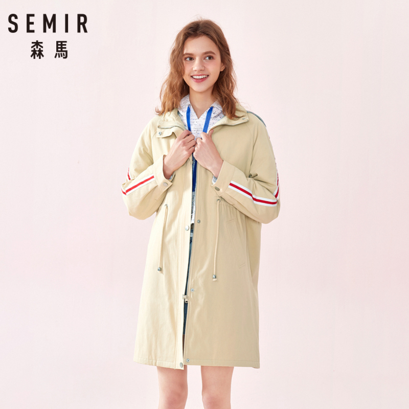 森马女士风衣_森马中年女士风衣
