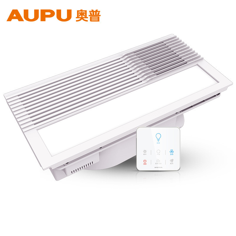 奥普(AUPU)风暖浴霸QDP6024BS 集成吊顶式浴霸 智能触摸开关 LED灯双段变光 负离子大功率 多功能浴霸