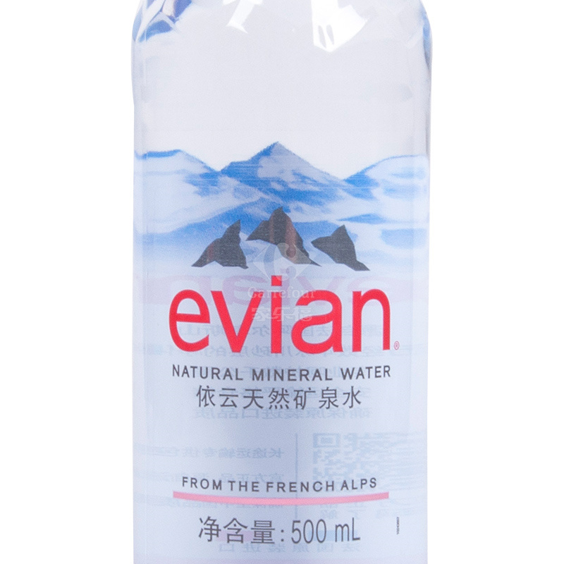 依云天然矿泉水500mL*24瓶整箱