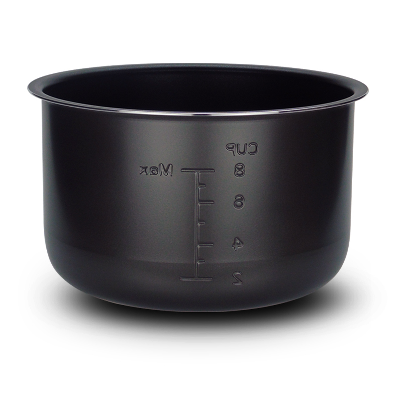 帮客材配美的电压力锅内胆4l5l6l升内胆不粘锅内胆黑晶内锅煲胆内胆